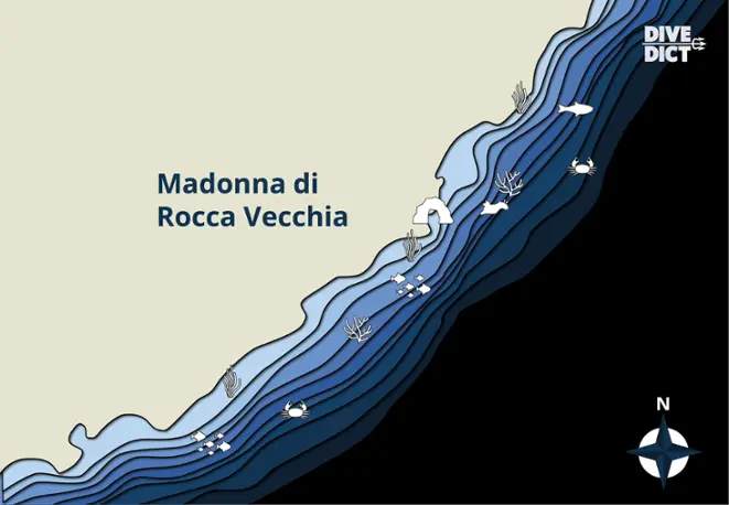 map_Grotta_della_Pastizza_Utsica_Italy_diving_tauchen
