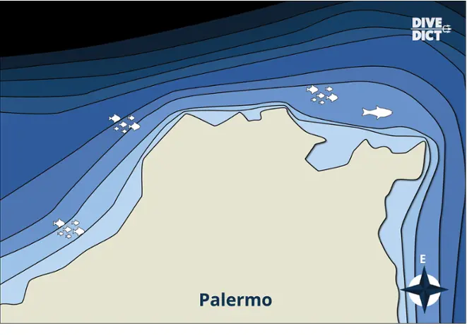 Map_Baia_Grotta_Azzurra_Italy_Italien_tauchen_diving