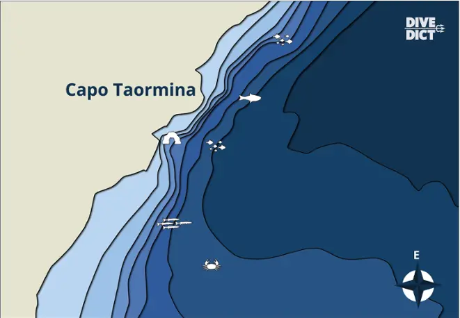 map_la_bolla_Tauchkarte_divemap_tauchen_diving_Italien_italy