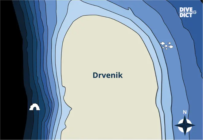 map_Drvenik